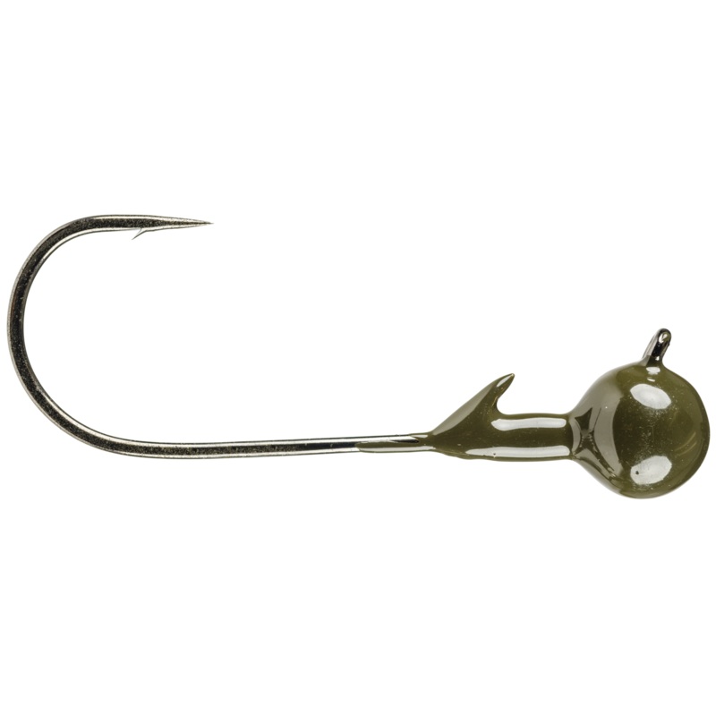 Strike King Tour Grade Jig Shakey Head 3 pack Black 1/8 oz