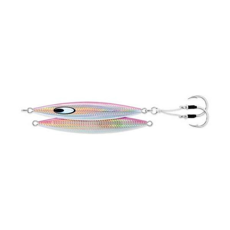Daiwa Saltiga SLK Metal Jig, 7oz, 9/0 Assist Hooks, Pink
