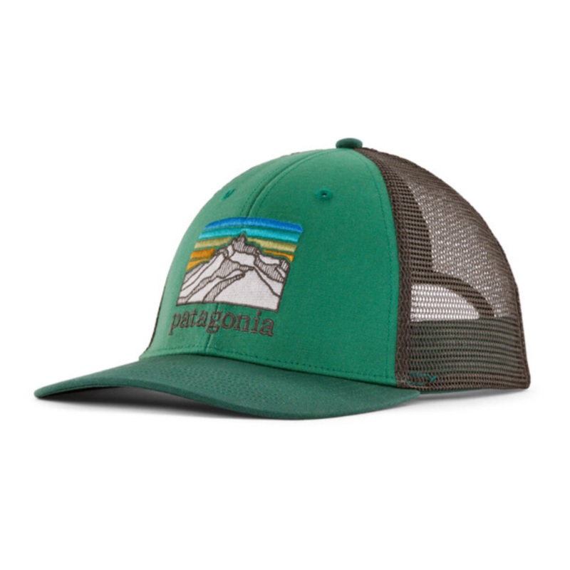Patagonia Line Logo Ridge LoPro Trucker Hat – Gather Green