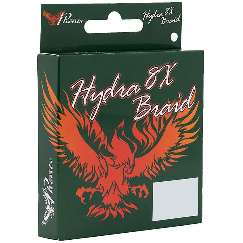 Phenix Hydra 8X Braided Line Filler Spools – Low-Vis Moss Green Moss Green 10 lb – 350 yds