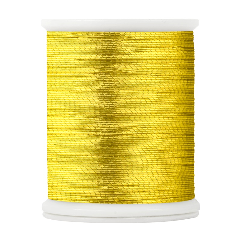ProWrap Metallic Rod Winding Thread – Size D (100 Yds) 9100 Yellow Gold