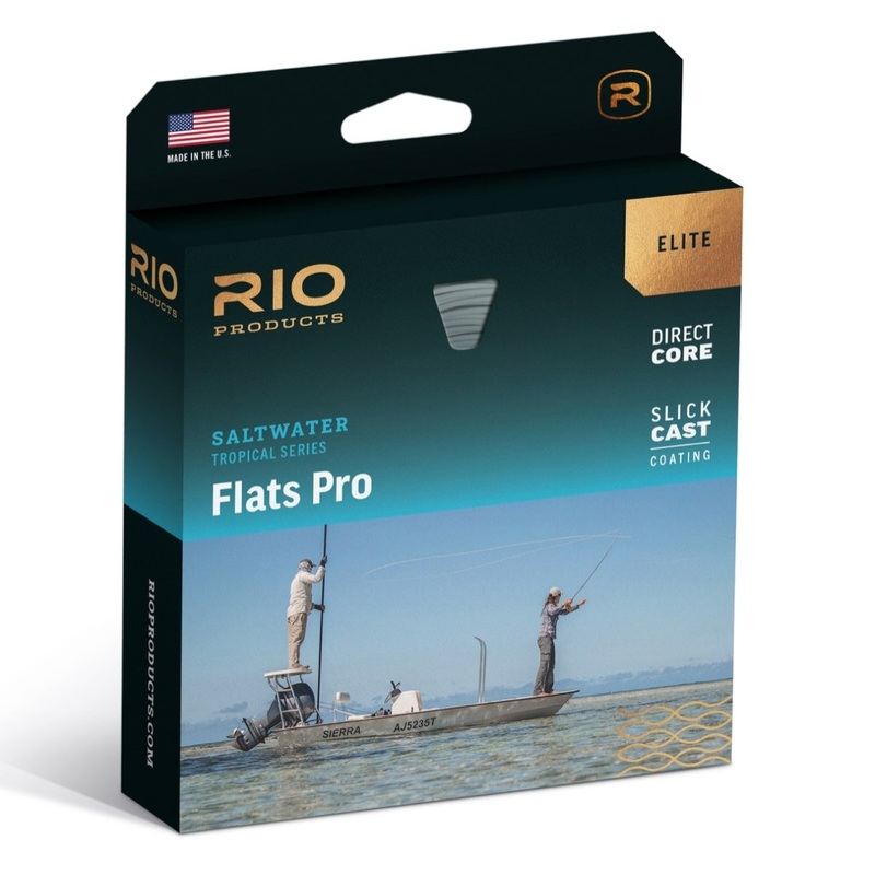 RIO Elite Flats Pro Fly Line Aqua/Orange/Sand WF6 Float
