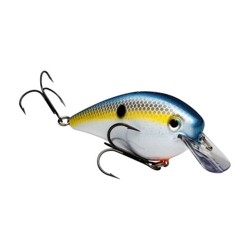 Strike King KVD Squarebill Crankbaits Black Back Chartreuse Size 1.5