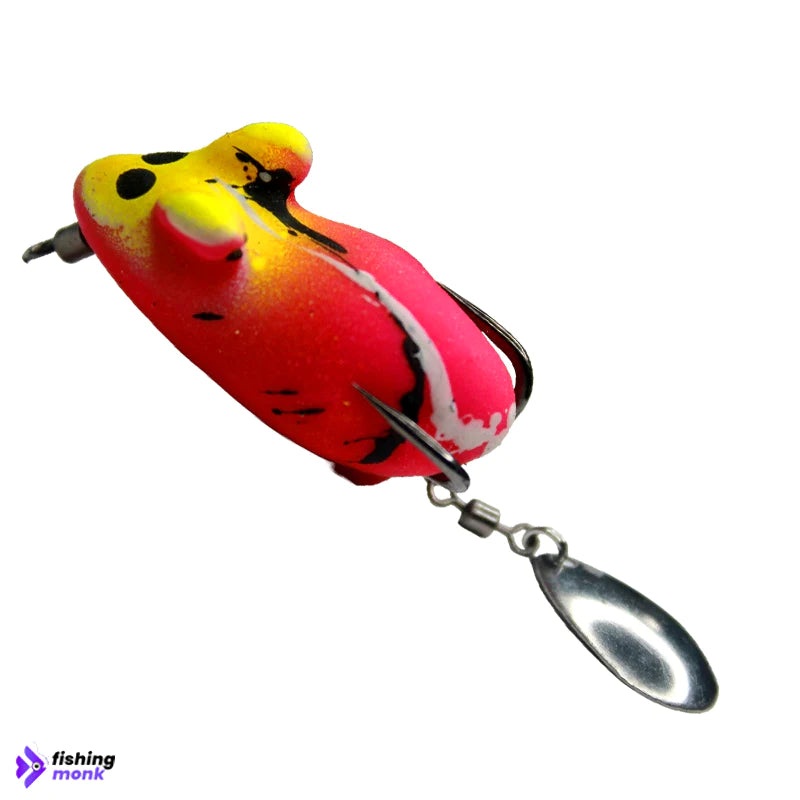 Bravvo Rato Hand Made Soft Frog Lure | 4cm | 6-7g Yellow Head