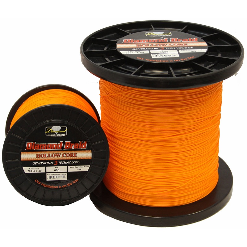 Diamond 3000yd Braid Generation III Hollow Core 60lb