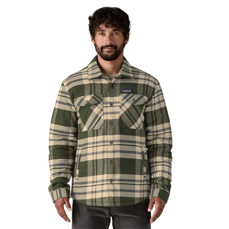 Patagonia M’s Lightweight Insulated Fjord Flannel Shirt William: Smolder Blue / WMBL XXS