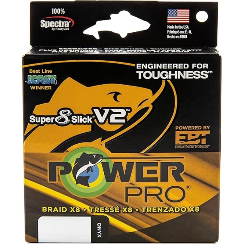 Power Pro Super Slick V2 80lb 3000yd Onyx
