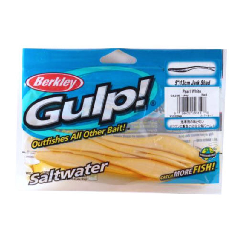Berkley Gulp Saltwater Jerk Shad Firetiger 6″ 5pk