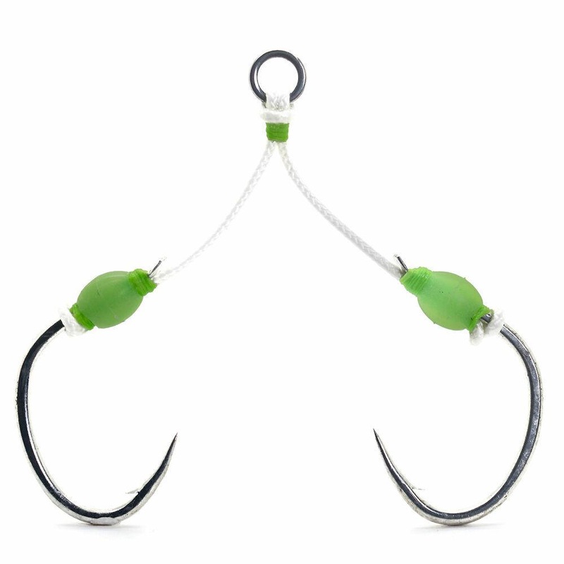 Mustad J-Assist3 Slow Pitch Double Jigging Assist Rig Size 2/0 – Q’ty/Pk 2