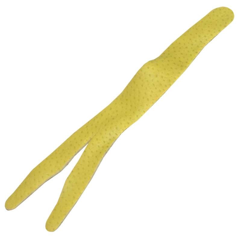 Uncle Josh 7″ Forked Tail Sea Strip-Yellow 3 Per Jar