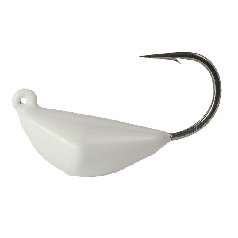 White Bottom Sweeper Jigs 1/4oz (2 Pack)