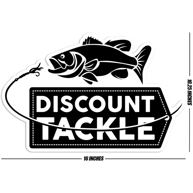 Discount Tackle Carpet Decal Discount Tackle Carpet Decal – Medium
