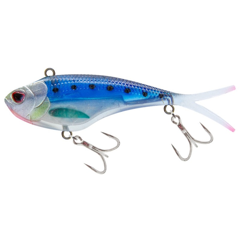 Nomad Design Vertrex Swim Vibe Inshore Aqua Ghost 75mm – 3 Inch – 2/5 oz