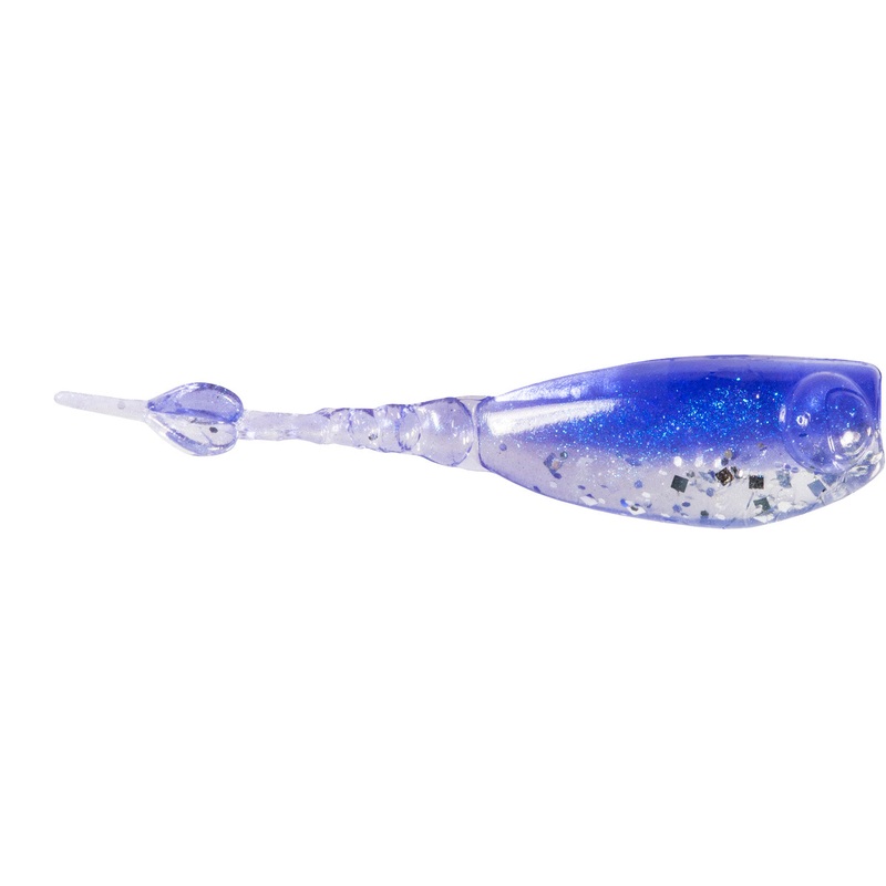 Z-Man StingerZ Micro Finesse Bait Blue Glimmer Sparkle 2″