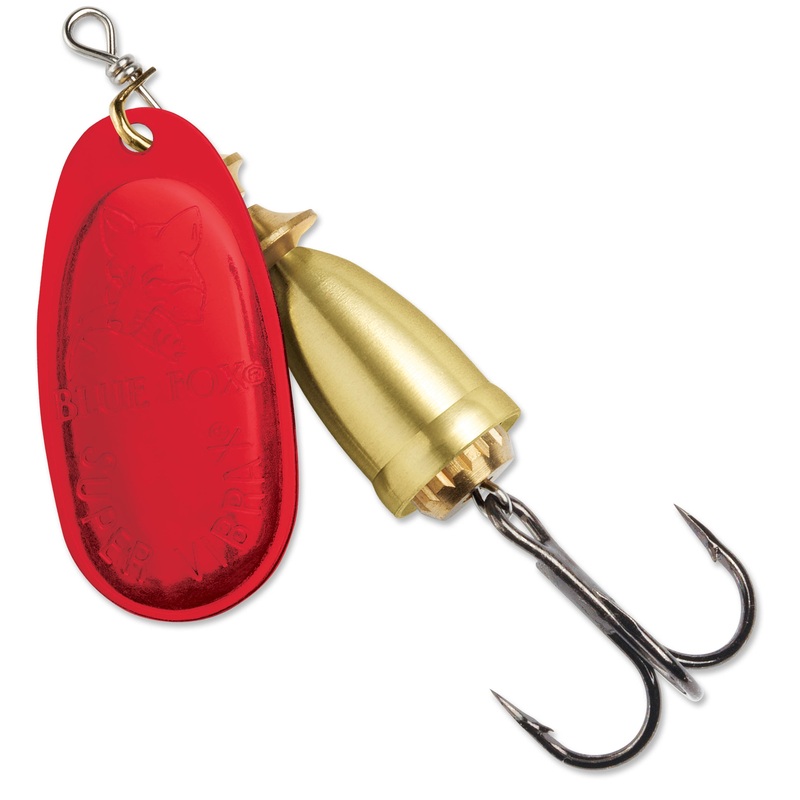 Blue Fox Classic Vibrax Bleeding Series Inline Spinner Bleeding Gold 1 – 1/8 oz