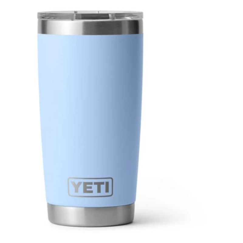 YETI RAMBLER 20 OZ TUMBLER WITH MAGSLIDER LID BIG SKY BLUE