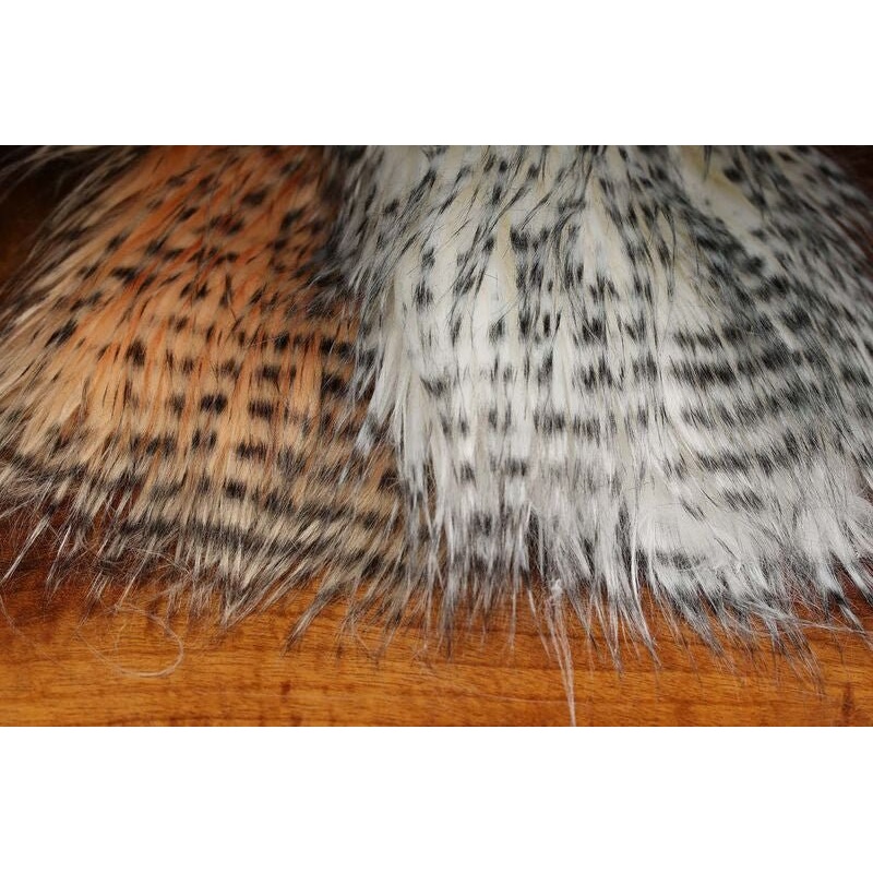 Hareline Barred Pseudo Hair Peach
