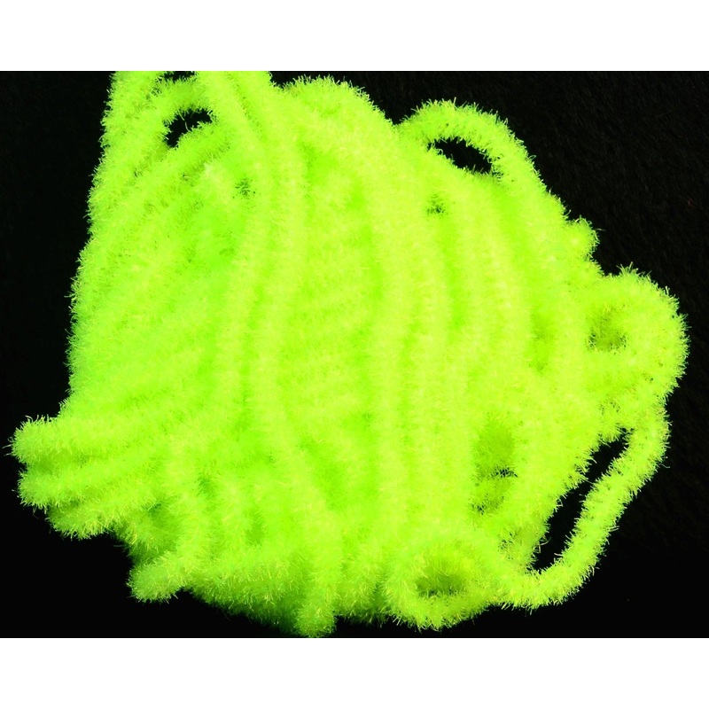 Hareline Trilobal Antron Chenille Small Black