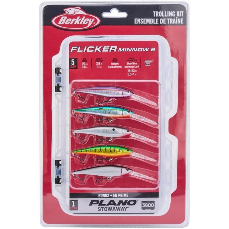 Berkley Flicker Minnow Trolling Pack Berkley Flicker Minnow Trolling Pack – 1/3 oz 3.5in