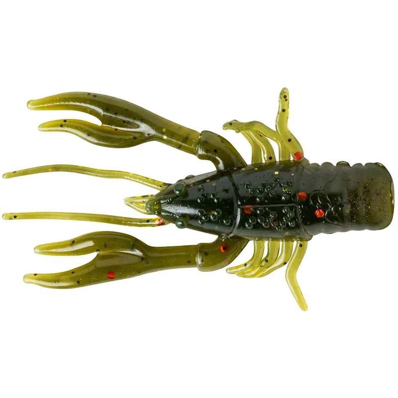 Rebel Creek Craw Soft Plastic Crawfish Kit – 1.875 Inch Cumberland Craw 1.875 inch – 6 pack