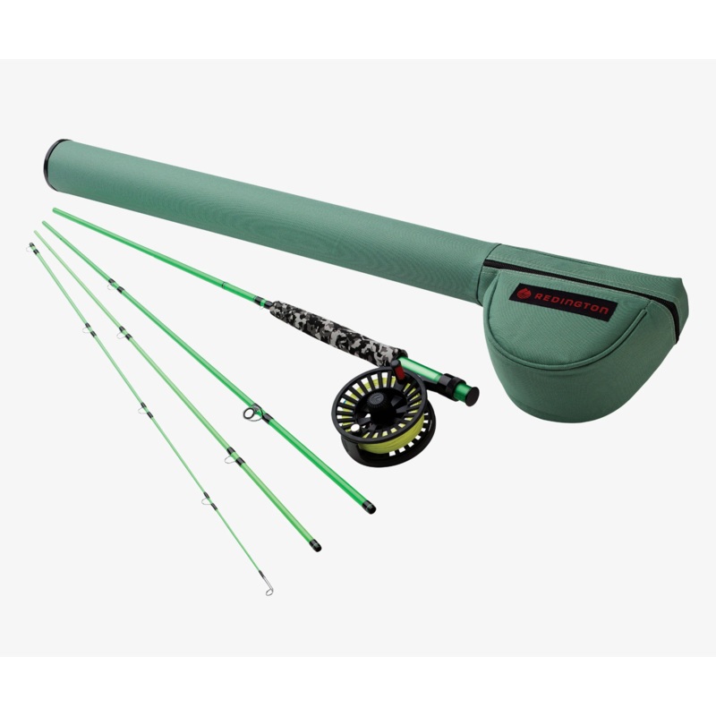 Redington Youth Minnow Fly Rod Outfit W/ Crosswater Reel 4PC 5WT 8FT 8’0″ 5 wt