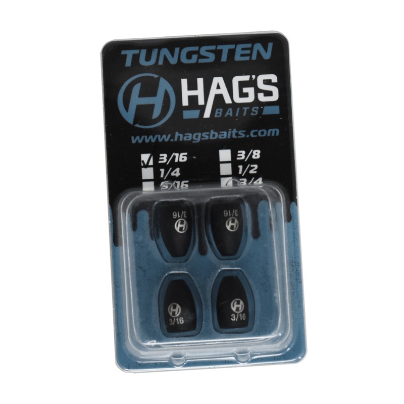 TUNGSTEN FLIPPING WEIGHT 3/16oz – 4PK
