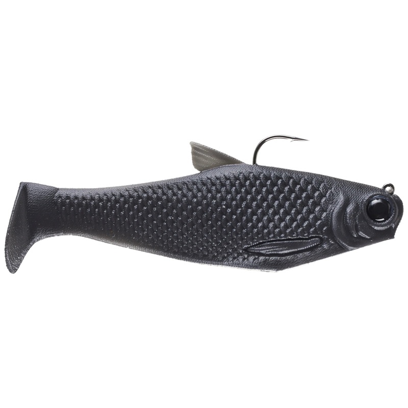 SALE – Bacca 6″ Burrito Medium Sinking Swimbait Black Ops*