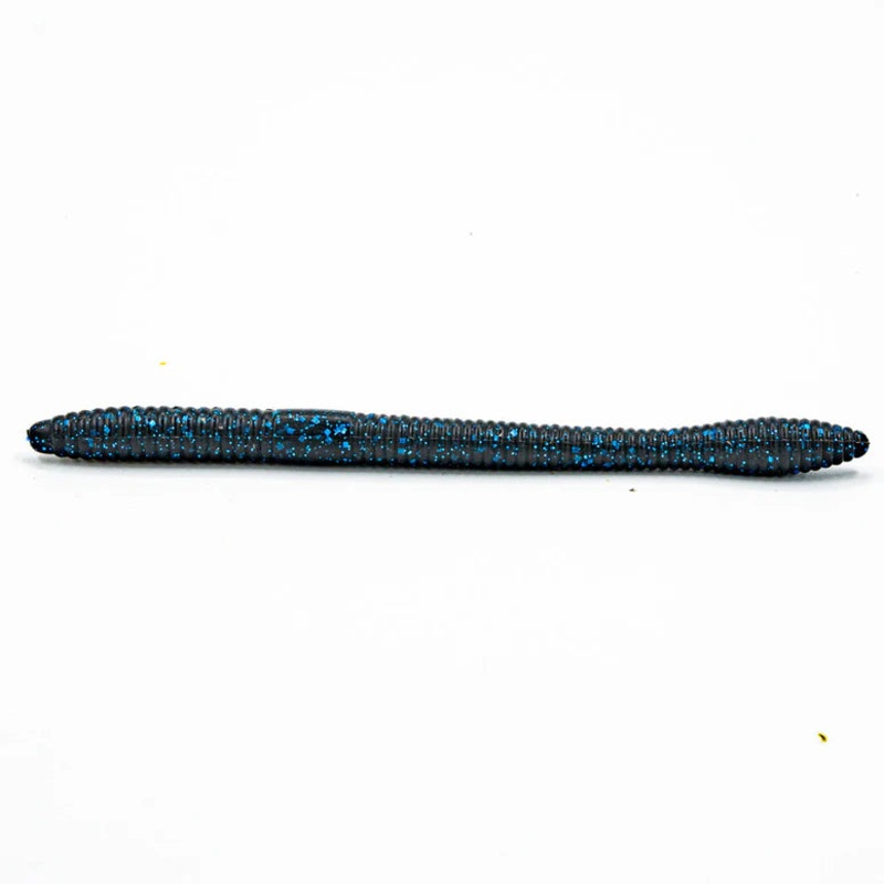 BassMooch 6.1″ Lynch Worm (8 Pk) Black & Blue