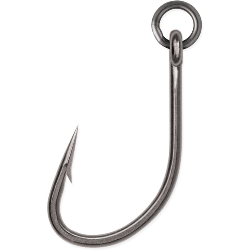 VMC 7120 Ringed Pinhead Needle Point Saltwater Hook Black Nickel #1 – 25 pack