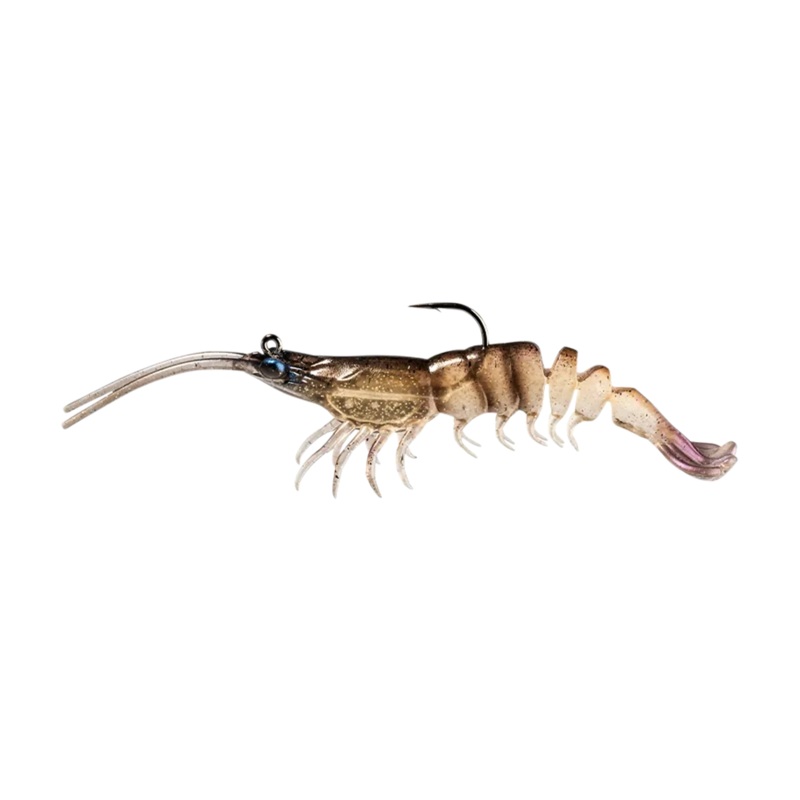Z-Man PrawnstarZ – 3.5″ Shrimp Natural Shrimp 3.5″ (2-Pack)