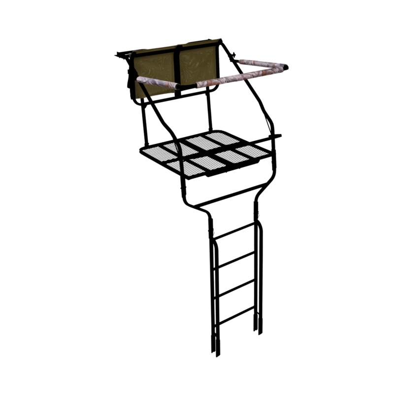 DOUBLE LADDER STAND W/SAFELINE