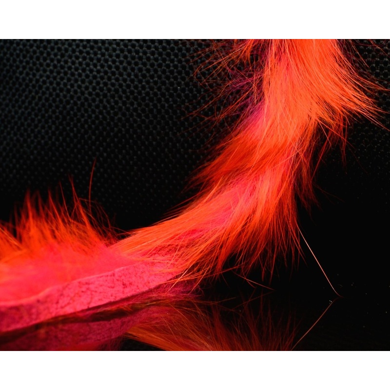 Hareline Crosscut Two Toned Rabbit Strips Alaska Flame