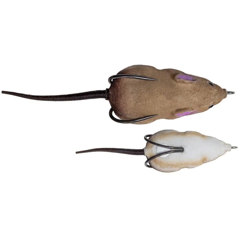 Lunkerhunt Furenzy Mouse – 2.5 Inch Black 2.5 inch – 1/2 oz