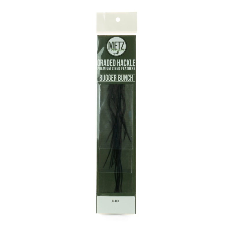 Metz Hackle Bugger Bunch White