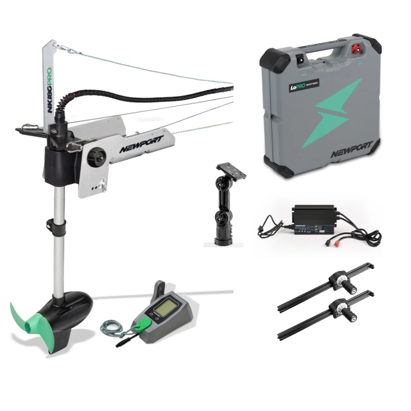 TitanX / Hammer / Slayer LTE Stern Newport NK180 PRO + 24V 50AH LoPro Battery w Wizard Motorization Kit