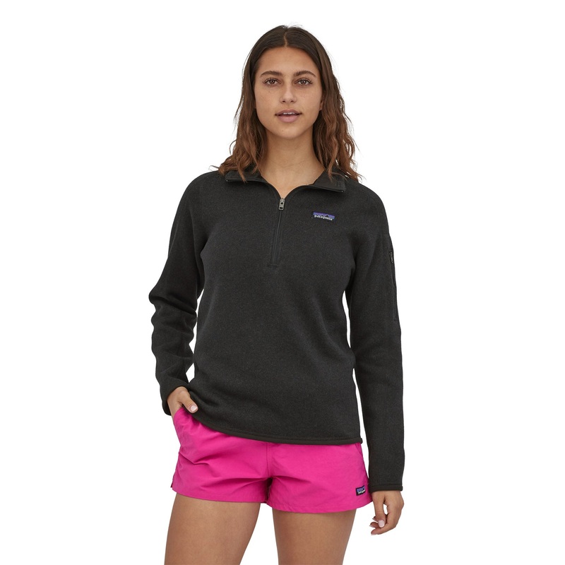 Patagonia W’s Better Sweater 1/4 Zip Black / BLK XXS