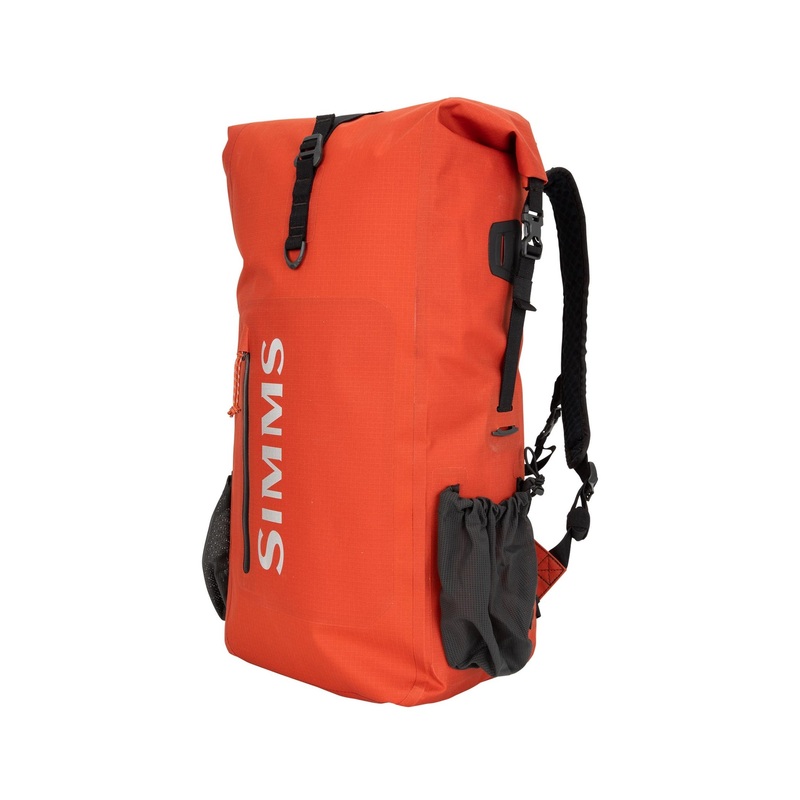 Simms Dry Creek Rolltop Backpack – 30L Simms Orange One Size