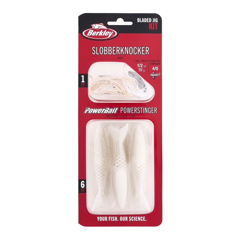 Berkley Slobberknocker and PowerStinger Kit Green Pumpkin 3/8 oz