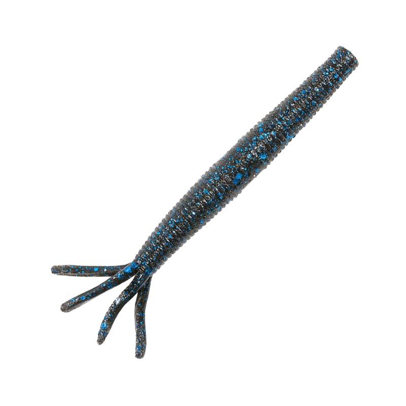 HULA STICKZ 6PK 4IN. BLK/BLU FLAKE