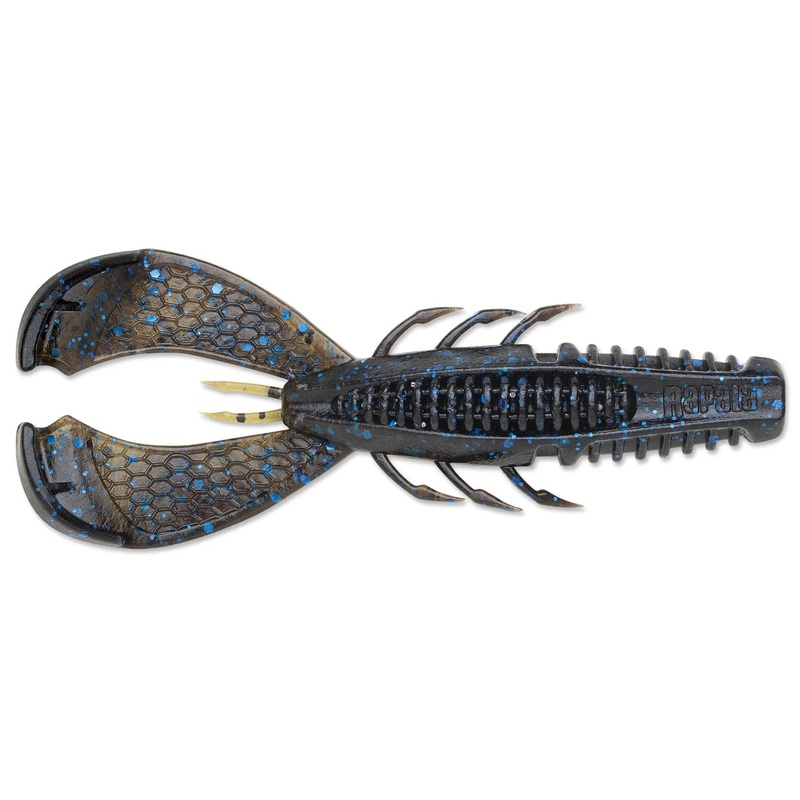 RAPALA CRUSH CITY CLEANUP CRAW Black Blue Green Pumpkin