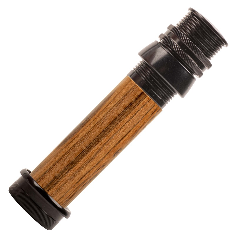 REC Aluminum Fly Reel Seat ABS – Clearance Pewter Curly Koa