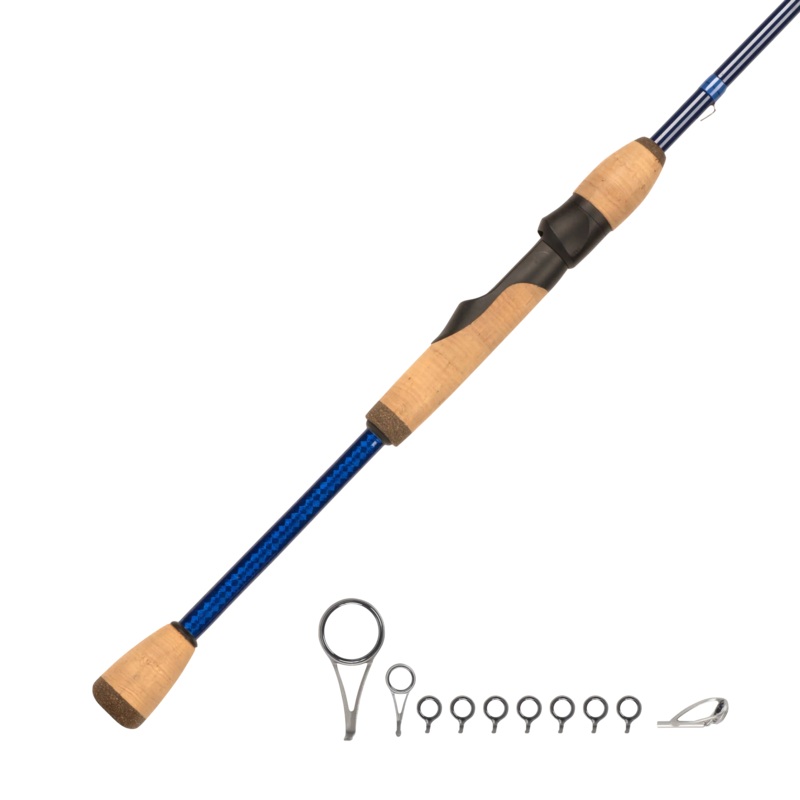 Chris Adams Versatile Inshore 7 Light Spinning Rod Kit Gloss Black