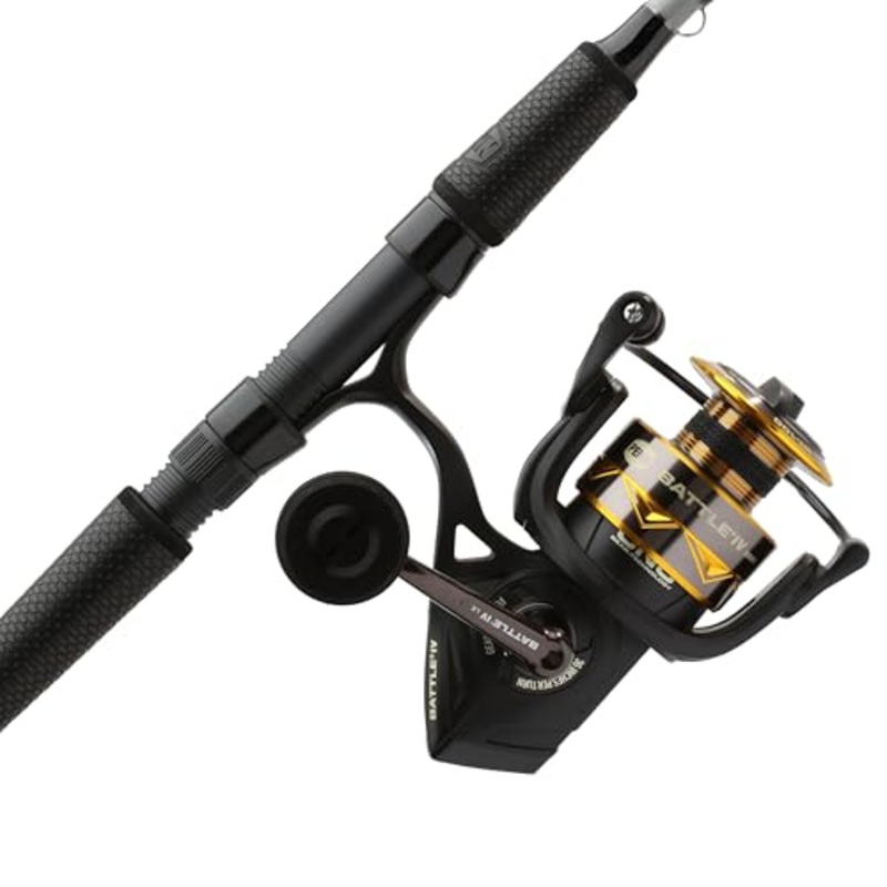 Penn BTLIV5000LE701MH Battle IV LE Spinning Combo, 7′ Medium Heavy 1pc