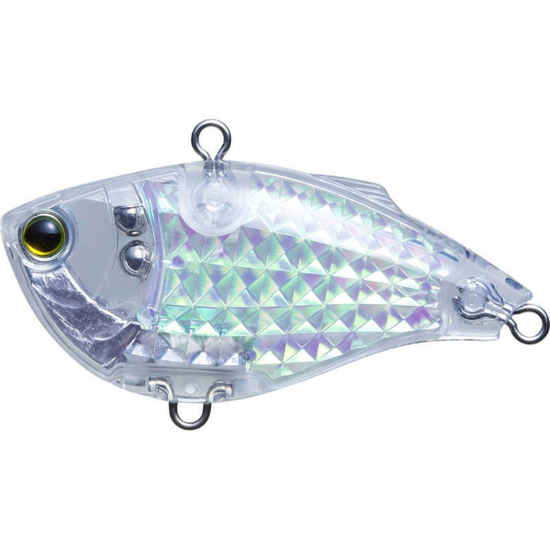 Yo-Zuri 3DR-X Vibe Sinking Lipless Crankbait 60mm – 2.375 Inch Clear 2.375 inch – 1/2 oz