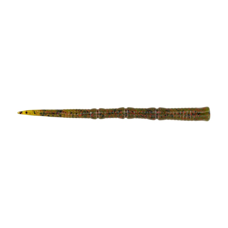 Berkley PowerBait Flute Worm Green Pumpkin 4.7 in