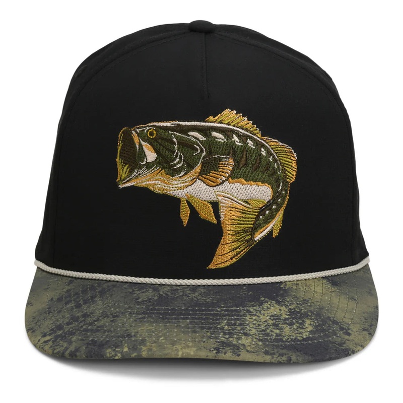 PARAMOUNT OUTDOORS LARGEMOUTH TRUCKER ROPE CAP