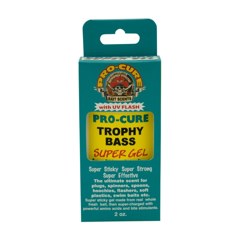 Pro-Cure Trophy Bass Super Gel Fish Attractant 2 oz.