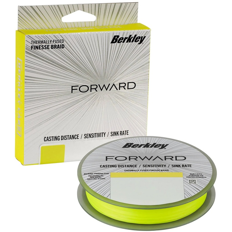 Berkley Forward Finesse Flame Green Braid – 150 Yard Spool Flame Green 4 lb – 150 yd