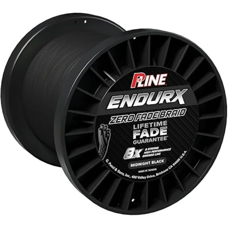 P-Line PEBB-2300-10 Endurx No Fade Braid 10lb 2300yd Midnight Black