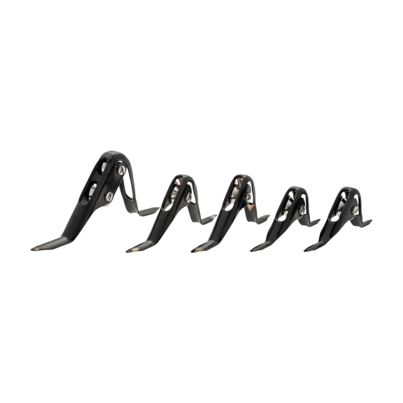 AFTCO Big Foot Super Heavy Duty Roller Guide Set  80 lb. to Unlimited Class Black